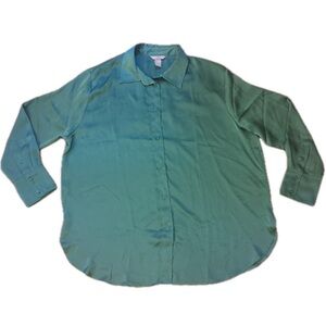 H&M Kelly Green Blouse